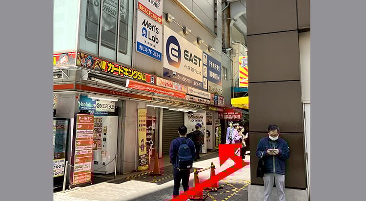 JR秋葉原駅からイースト駅前クリニック秋葉原院へのアクセスマップ