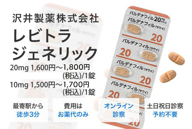 国内でも販売！レビトラジェネリックの特徴を解説！通販の危険性やそのリスクについても