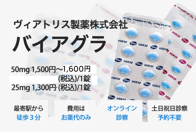 バイアグラとは？効果や副作用、入手方法やジェネリックの基礎知識