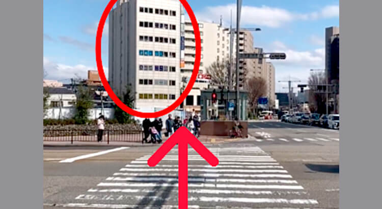 JR金沢駅からイースト駅前クリニック金沢院へのアクセス