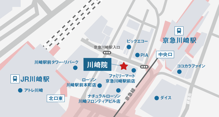 川崎院のアクセスマップ