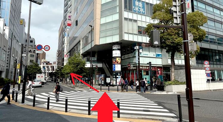 JR川崎駅からイースト駅前クリニック川崎院へのアクセスマップ