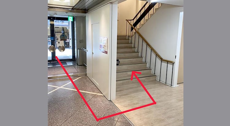 JRからイースト駅前クリニック京都院へのアクセス