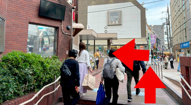 小田急線町田駅からイースト駅前クリニック町田院へのアクセスマップ
