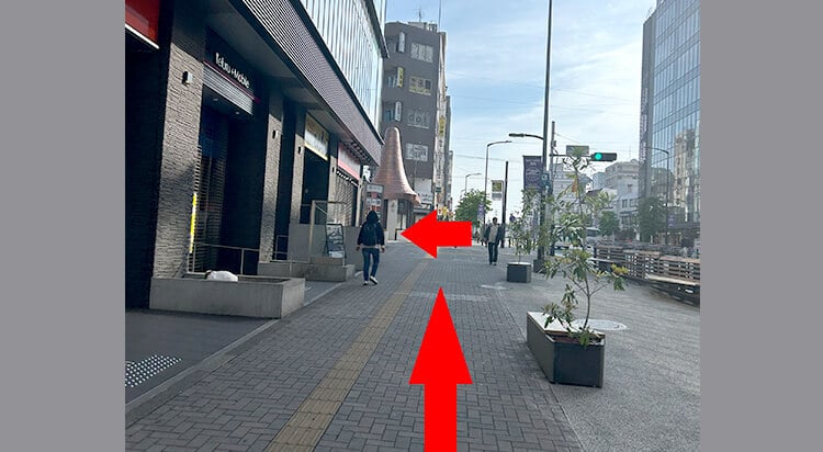 JR町田駅からイースト駅前クリニック町田院へのアクセスマップ