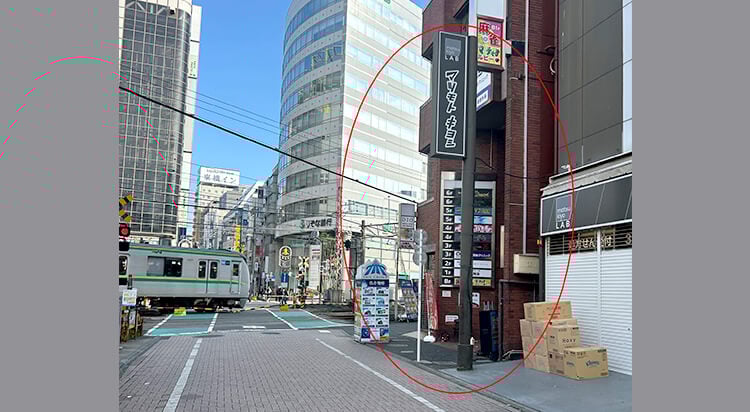 JR町田駅からイースト駅前クリニック町田院へのアクセスマップ
