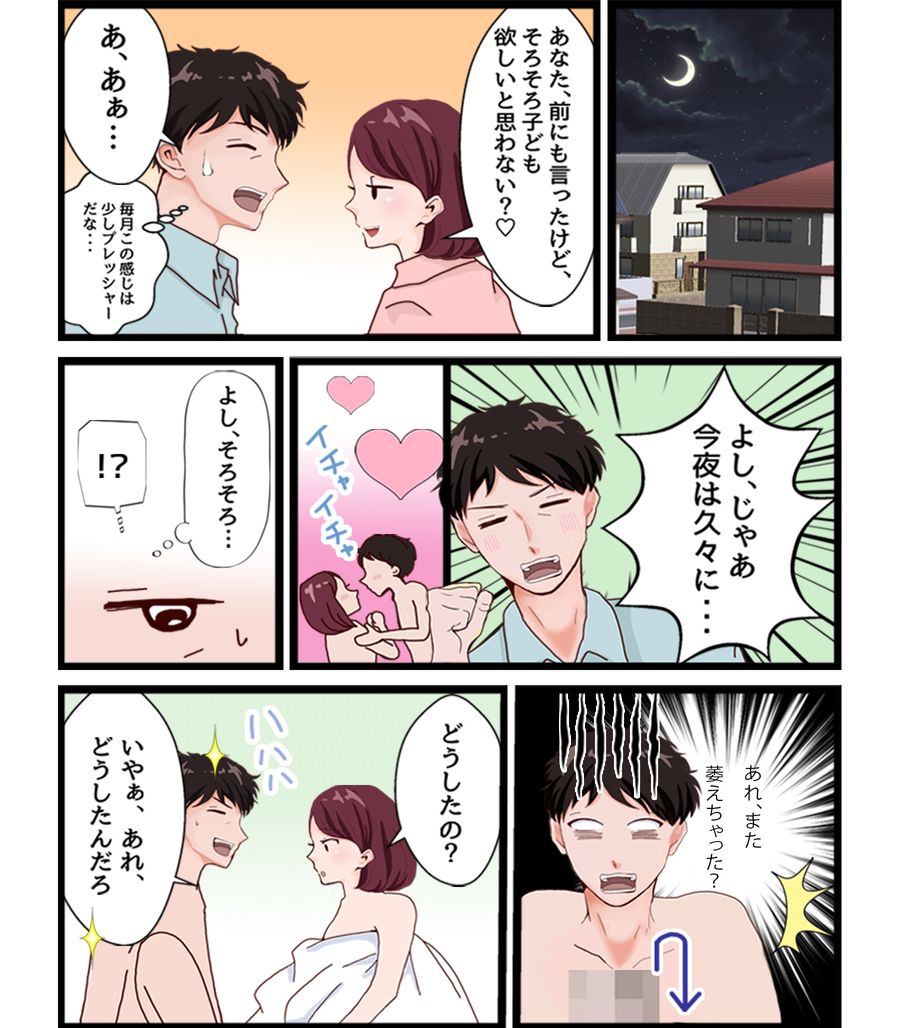 Episode01 俺がed 勘違いの多いedの症状とは クリニックについて Ed Agaについて を漫画で知る イースト駅前クリニック