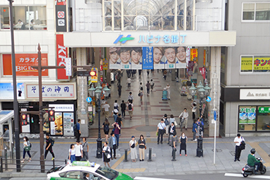 仙台駅から仙台院へのルート