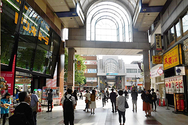 仙台駅から仙台院へのルート