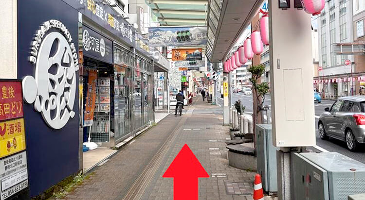 JR静岡駅からイースト駅前クリニック静岡院へのアクセスマップ