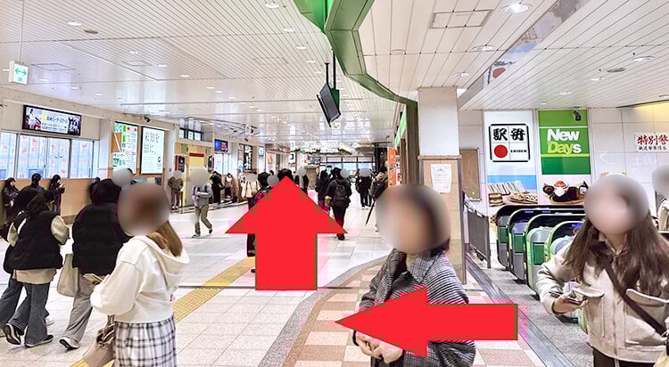  JR高崎駅からイースト駅前クリニック高崎院へのアクセス